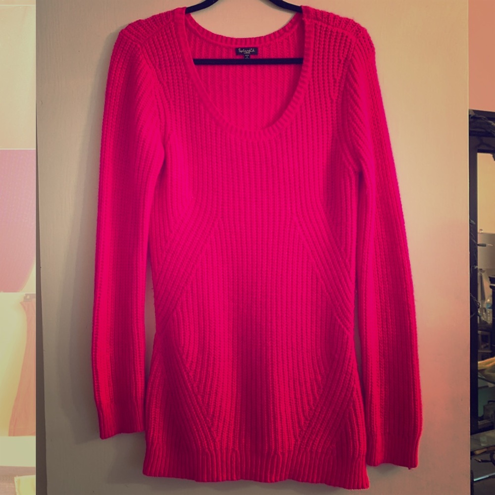 Splendid Nolita Hot Pink Sweater